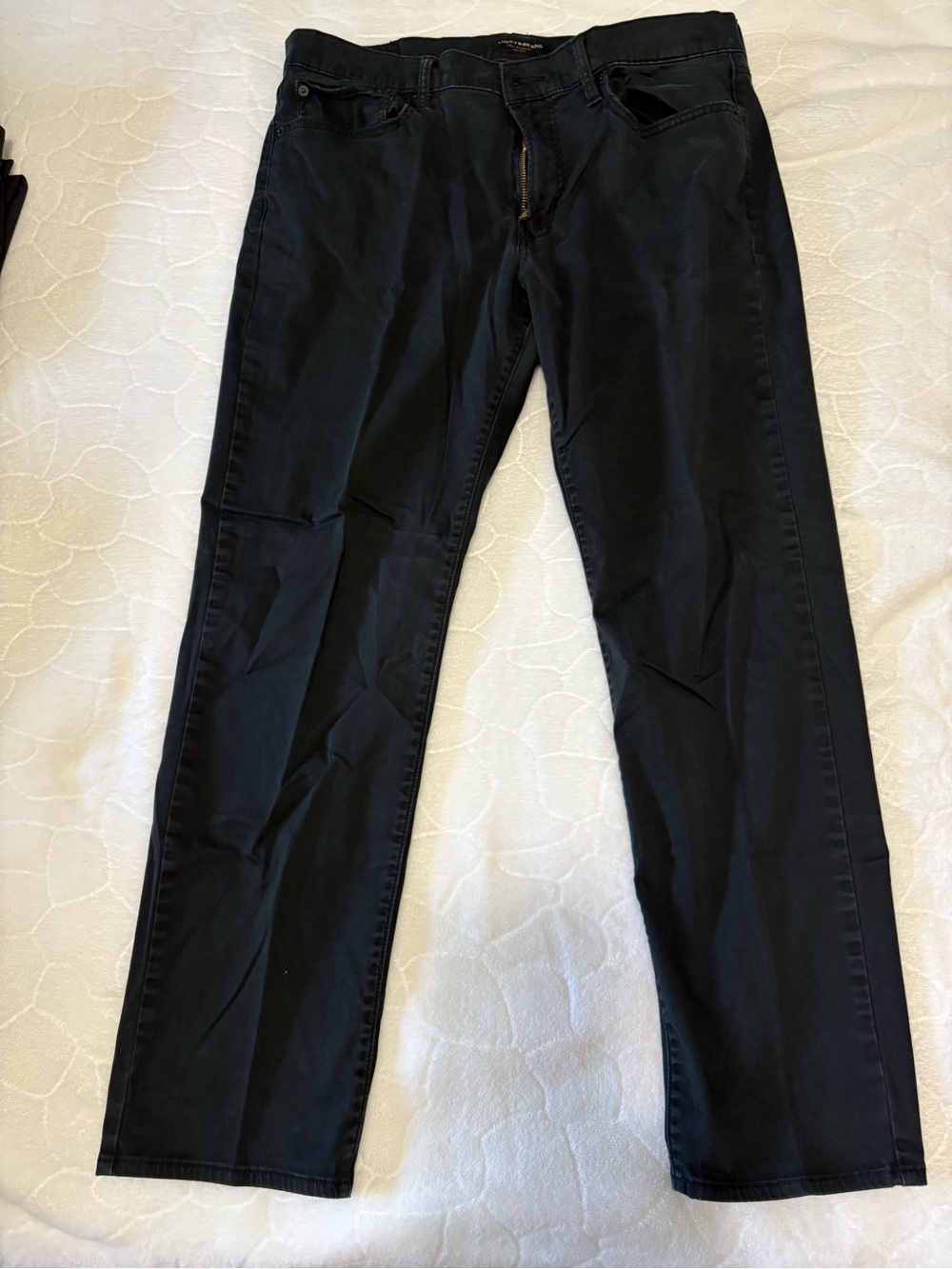 Lucky Brand Men's Slim Straight Black Jeans